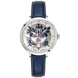 Montre Femme Pierre Lannier ELYSEE, automatique, acier et cuir 455F626