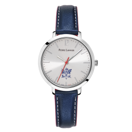Montre Femme Pierre Lannier ELYSEE, 3 aiguilles, acier et cuir 453D626