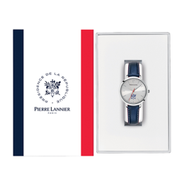 La Montre Femme Pierre Lannier ELYSEE, 3 aiguilles, cuir 453D626