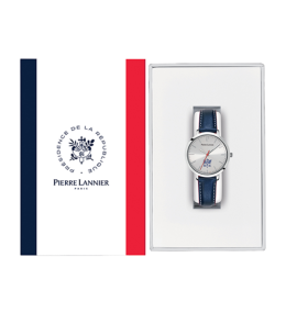 La Montre Femme Pierre Lannier ELYSEE, 3 aiguilles, cuir 453D626