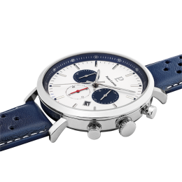 La Montre Homme Pierre Lannier BARON, chrongraphe, cuir 219G106