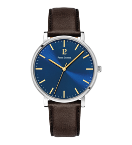 La Montre Homme Pierre Lannier ESSENTIAL, cuir 217G164
