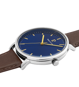 La Montre Homme Pierre Lannier ESSENTIAL, cuir 217G164