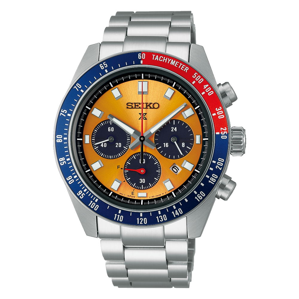 Montre homme Seiko Prospex, chronographe quartz solaire, SSC947P1