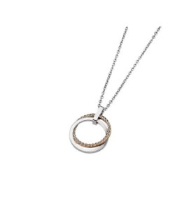 Collier acier bicolore LOTUS STYLE LS1780-1/2