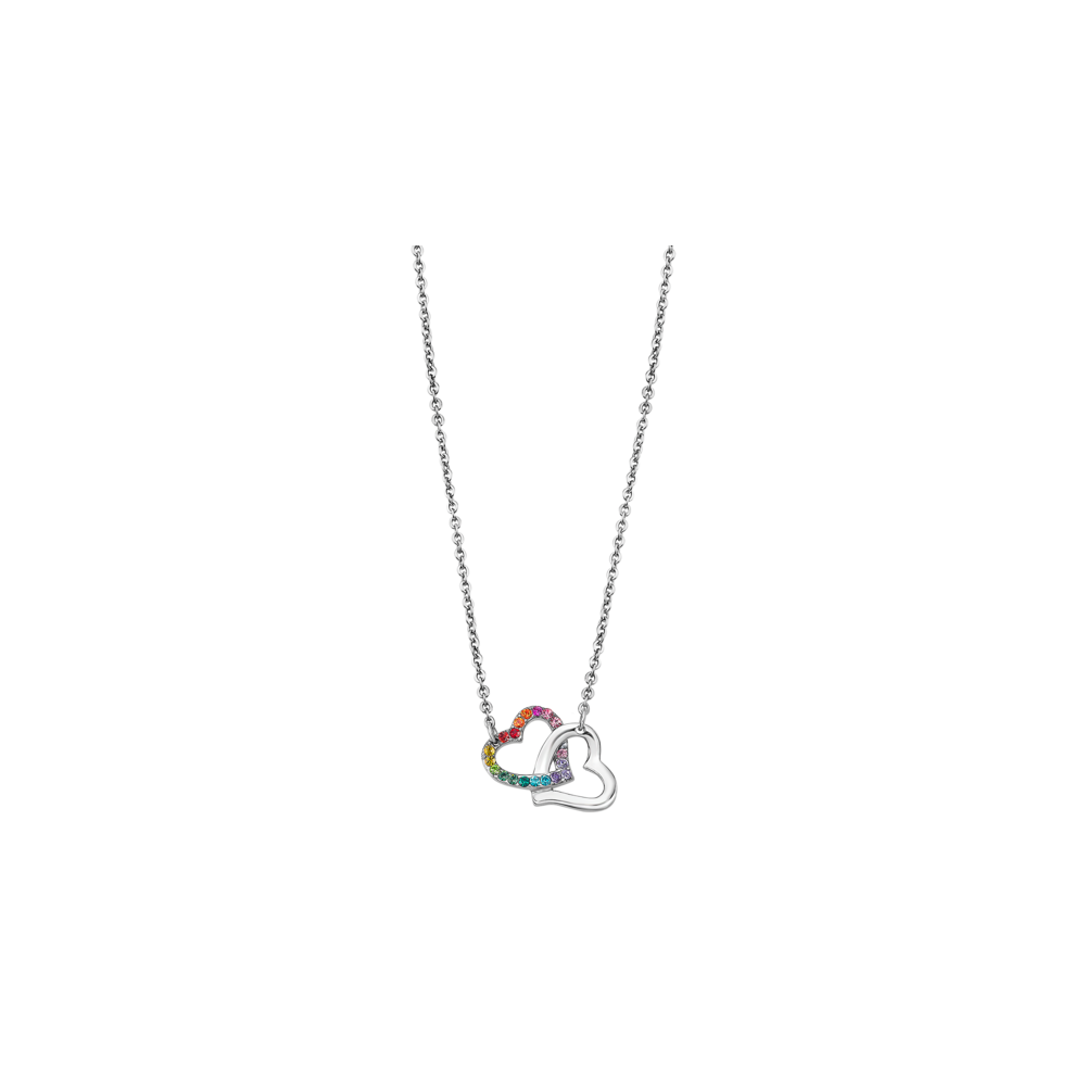 Le Collier Femme, Lotus Style, Woman's heart, Acier, LS1912-1/2 Le Collier Femme, Lotus Style, Woman's heart, Acier, LS1912-1/2