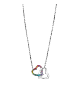 Le Collier Femme, Lotus Style, Woman's heart, Acier, LS1912-1/2