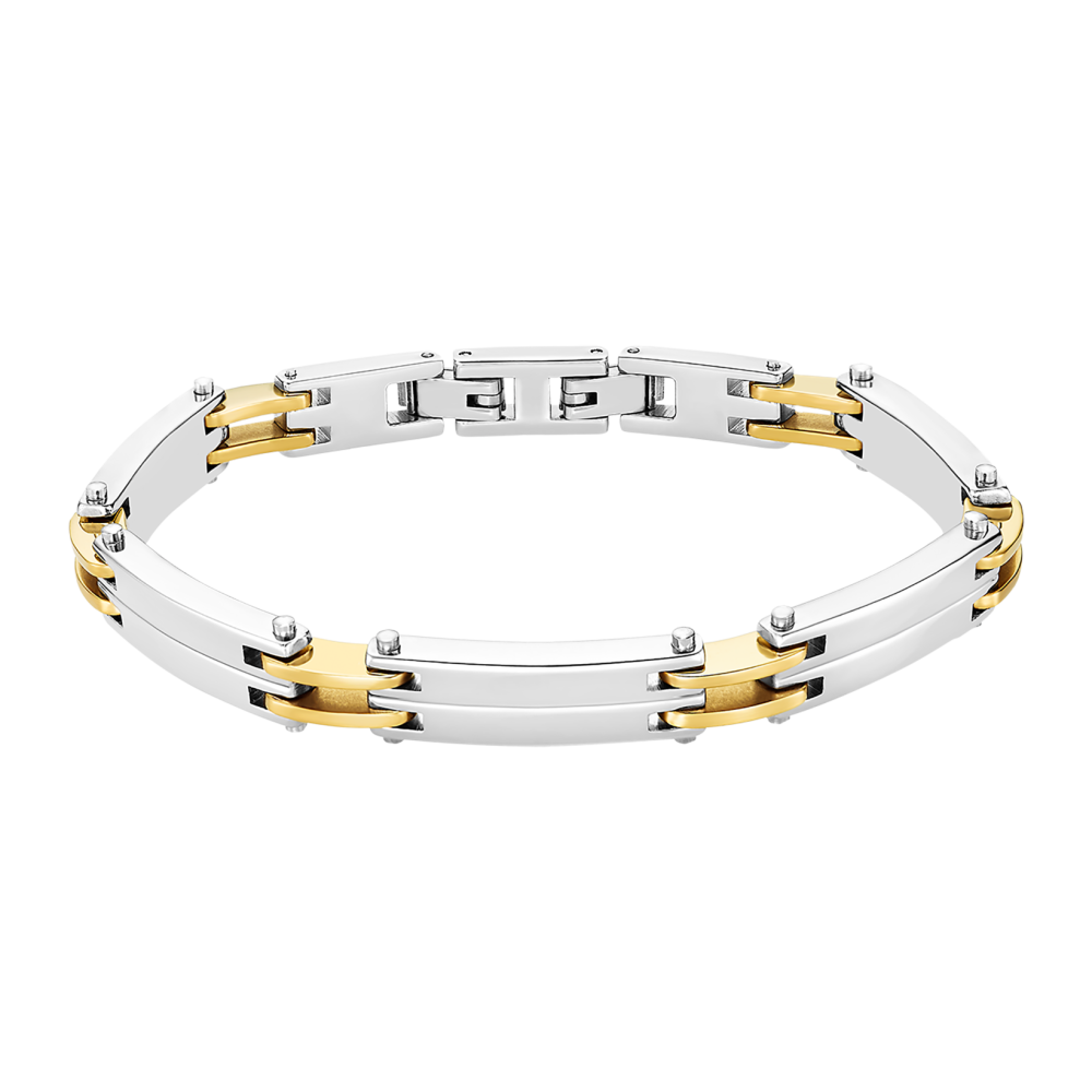Le Bracelet homme, Lotus Style, Men In Black, Acier Bicolore, LS2259-2/1 Le Bracelet homme, Lotus Style, Men In Black, Acier Bicolore, LS2259-2/1
