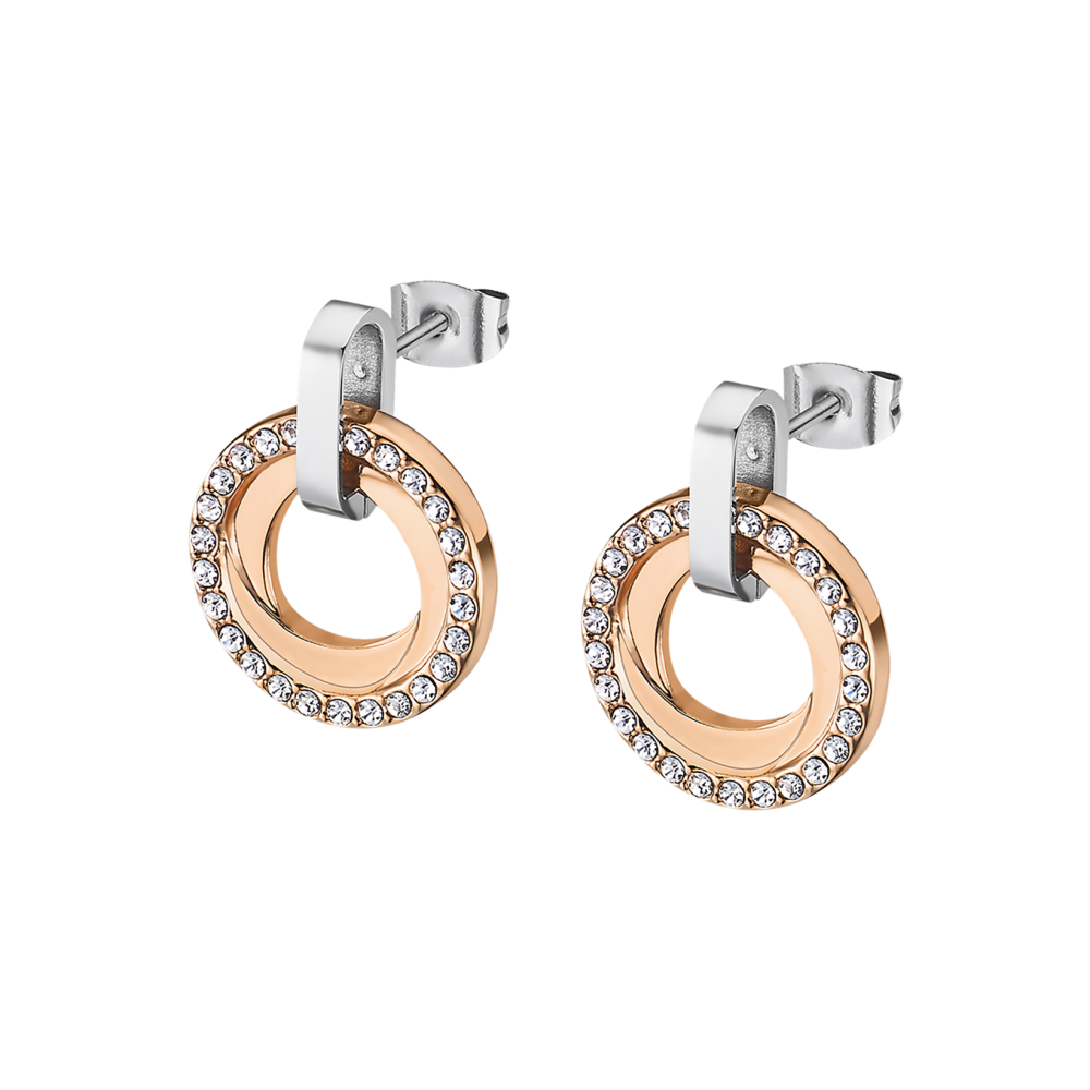 Les Boucles d'oreilles Femmes, Lotus Style Les Femmes, Acier Bicolore, LS2176-4/3