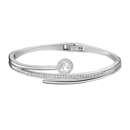 Le Bracelet femme, Lotus Style Bliss, Acier et Cristaux, LS1843-2/5