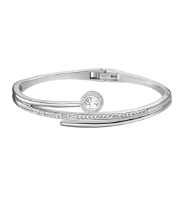 Le Bracelet femme, Lotus Style Bliss, Acier et Cristaux, LS1843-2/5