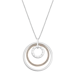 COLLIER LOTUS STYLE, URBAN WOMAN ACIER, FEMME LS2090-1/2