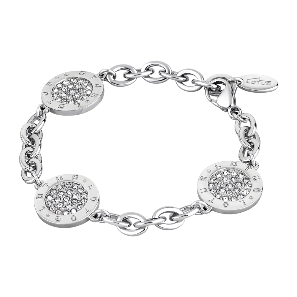 BRACELET LOTUS STYLE, BLISS ACIER, FEMME LS1751-2/1