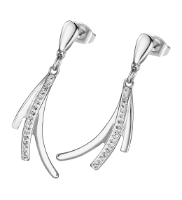 Boucles d'oreilles acier LOTUS STYLE LS1949-4/1