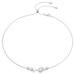 Le Collier Swarovski Constella, Crystal Pearl, Tailles rondes, Blanc, Métal rhodié, 5705626