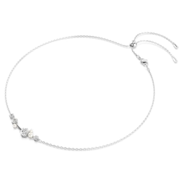 Le Collier Swarovski Constella, Crystal Pearl, Tailles rondes, Blanc, Métal rhodié, 5705626