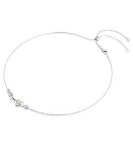 Le Collier Swarovski Constella, Crystal Pearl, Tailles rondes, Blanc, Métal rhodié, 5705626