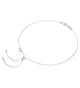 Le Collier Swarovski Constella, Crystal Pearl, Tailles rondes, Blanc, Métal rhodié, 5705626