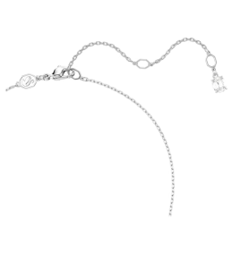 Le Collier pendentif Swarovski, Matrix, Dégradé de tailles rondes, Blanc, Métal rhodié, 5705396