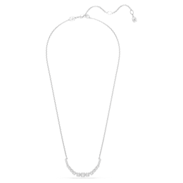 Le Collier pendentif Swarovski, Matrix, Dégradé de tailles rondes, Blanc, Métal rhodié, 5705396