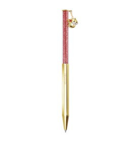 Le Stylo à Bille Swarovski, Crystalline Chinese New Year, Forme octogonale, Année du Serpent, Rouge, Placage de ton or, 5699334