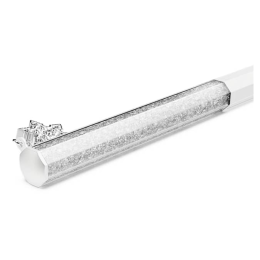 Le Stylo à Bille Swarovski, Crystalline, Forme octogonale, Flocon de neige, Blanc, Laqué blanc, 5696718