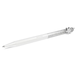 Le Stylo à Bille Swarovski, Crystalline, Forme octogonale, Flocon de neige, Blanc, Laqué blanc, 5696718