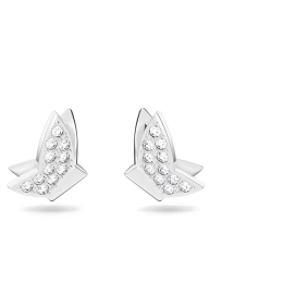 Les Boucles d'oreilles Swarovski, Lilia Papillon, Blanches, Métal rhodié, 5636424