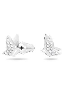 Les Boucles d'oreilles Swarovski, Lilia Papillon, Blanches, Métal rhodié, 5636424