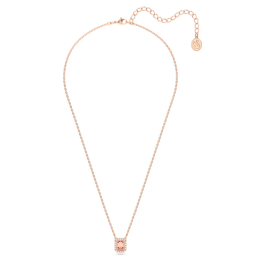 Le Collier Millenia Swarovski, Taille octogonale, Rose, Placage de ton or rosé, 5614933