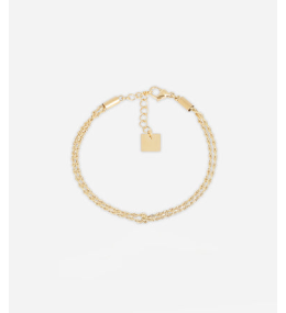 Le Bracelet Zeta en acier PVD jaune, ZAG bijoux, SBS24765-01UNI