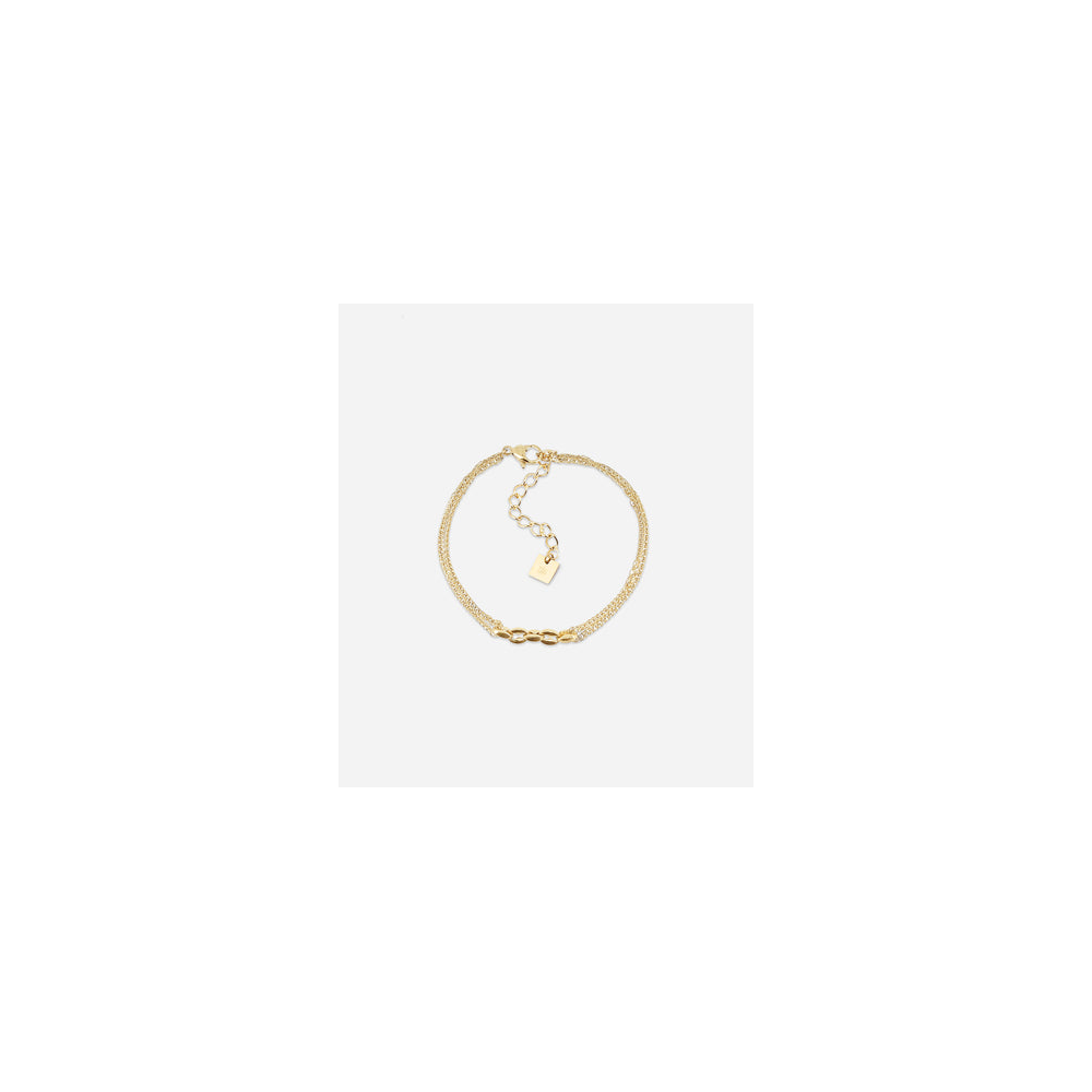 Le Bracelet Ira en acier PVD jaune, ZAG bijoux, SBS24394-01UNI