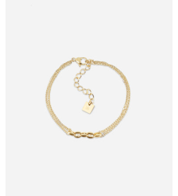 Le Bracelet Ira en acier PVD jaune, ZAG bijoux, SBS24394-01UNI