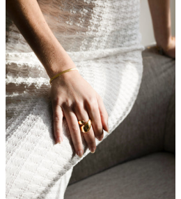 Le Bracelet Anubis en acier PVD jaune, ZAG bijoux, SBS23104-01UNI