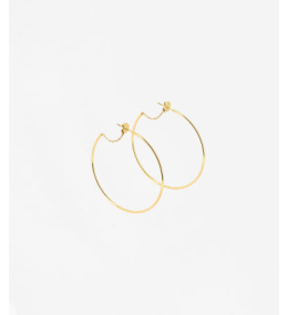Les Boucles d'oreilles Timia en acier PVD jaune, ZAG bijoux, SEC21346-01UNI50