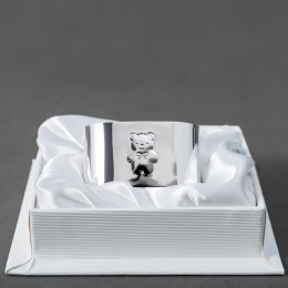 Rond de serviette, ourson by Stauffer