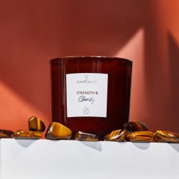 La Bougie Strenght & Clarity, (Oeil de Tigre), Jewel Candle 36501126EU