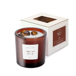 La Bougie Strenght & Clarity, (Oeil de Tigre), Jewel Candle 36501126EU