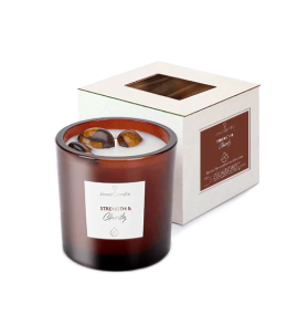 La Bougie Strenght & Clarity, (Oeil de Tigre), Jewel Candle 36501126EU