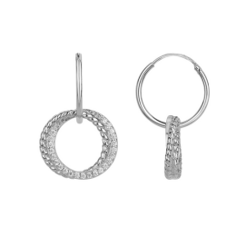 Boucles d'oreilles Argent 925/1000, Argent by Stauffer, 70400516