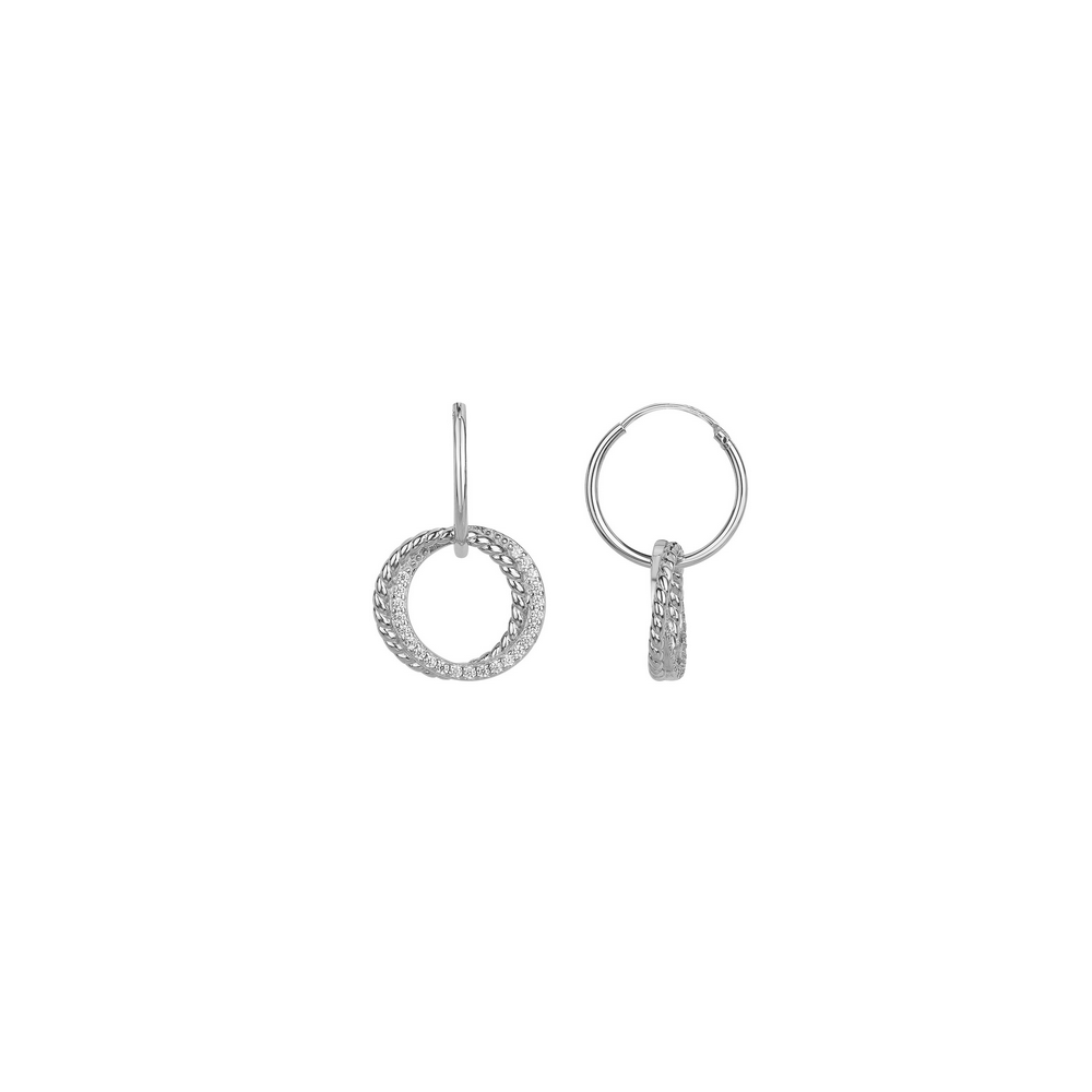 Boucles d'oreilles Argent 925/1000, Argent by Stauffer, 70400516
