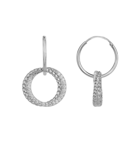 Boucles d'oreilles Argent 925/1000, Argent by Stauffer, 70400516