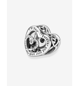 Charms - Bijoux - PANDORA - Charm Pandora moments, Cœurs infinis entrelacés, en argent 925/1000 790800C00