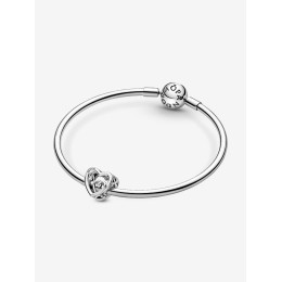 Charms - Bijoux - PANDORA - Charm Pandora moments, Cœurs infinis entrelacés, en argent 925/1000 790800C00