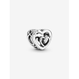 Charms - Bijoux - PANDORA - Charm Pandora moments, Cœurs infinis entrelacés, en argent 925/1000 790800C00