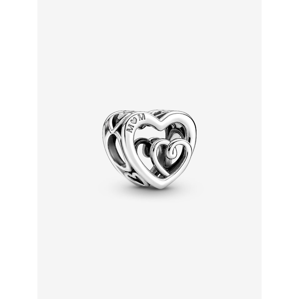Charms - Bijoux - PANDORA - Charm Pandora moments, Cœurs infinis entrelacés, en argent 925/1000 790800C00