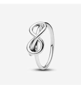 Bague noeud de l'infini dorée Pandora, argent 925/1000, 193759C01