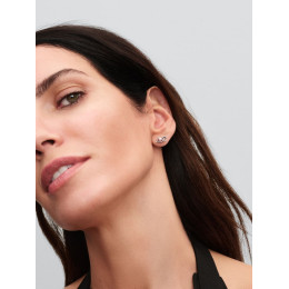 Les Boucles d'oreilles Pandora, noeud de l'infini en argent 925/1000, 293761C01