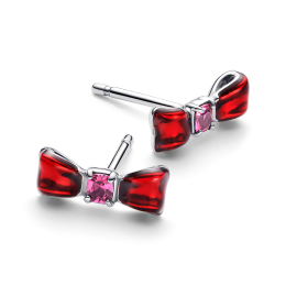 Les Boucles d'oreilles Pandora, Disney noeud de Blanche-Neige en argent 925/1000, 293779C01