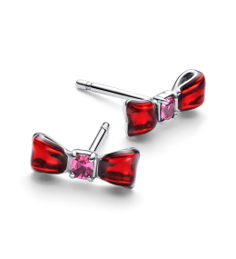 Les Boucles d'oreilles Pandora, Disney noeud de Blanche-Neige en argent 925/1000, 293779C01